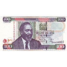 P48c Kenya - 100 Shillingi Year 2008